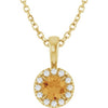 Natural Citrine | Round | 4mm