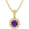 Natural Amethyst | Round | 4mm