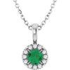 Natural Emerald | Round | 4mm | Lab-Grown Emerald | Round | 4mm
