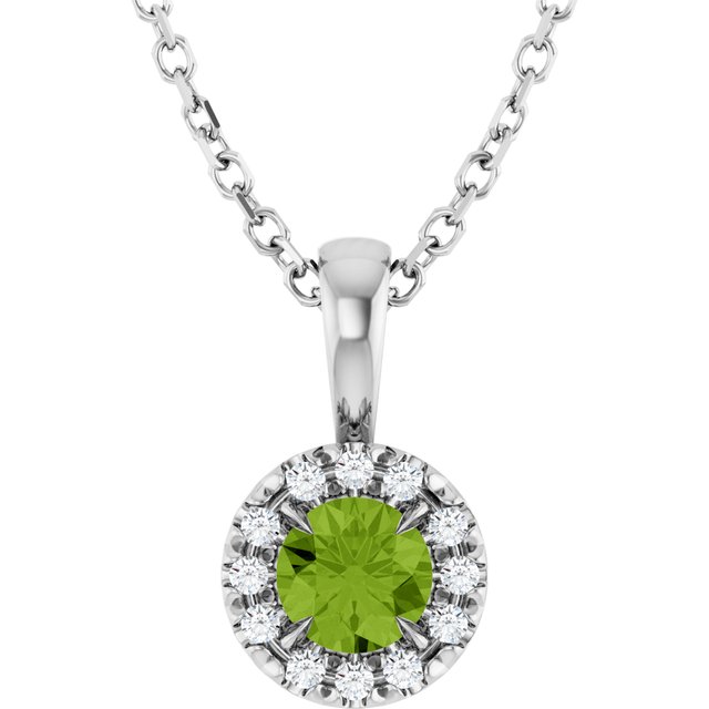 Natural Peridot | Round | 4mm