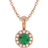 Lab-Grown Emerald | Round | 4mm | Natural Emerald | Round | 4mm