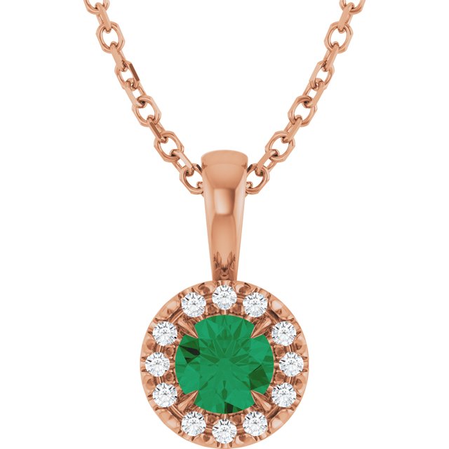 Lab-Grown Emerald | Round | 4mm | Natural Emerald | Round | 4mm