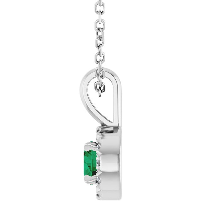 Natural Emerald | Round | 4mm | Lab-Grown Emerald | Round | 4mm