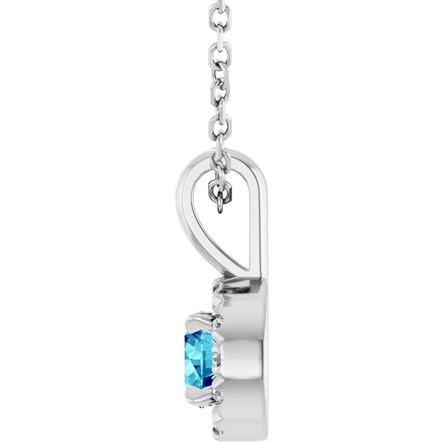 Natural Blue Zircon | Round | 4mm