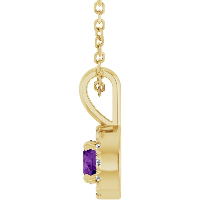 Natural Amethyst | Round | 4mm