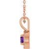 Natural Amethyst | Round | 4mm