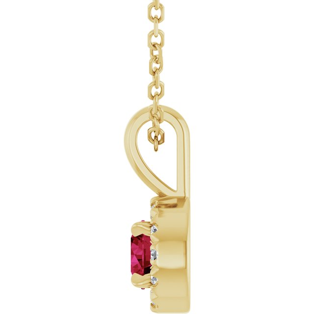 Natural Ruby | Round | 4mm | Lab-Grown Ruby | Round | 4mm