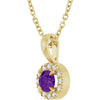 Natural Amethyst | Round | 4mm