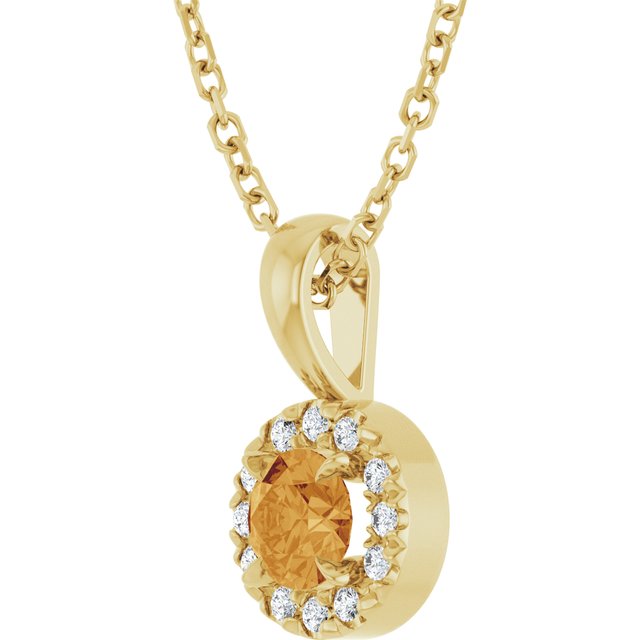 Natural Citrine | Round | 4mm