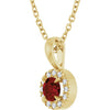 Natural Mozambique Garnet | Round | 4mm