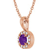 Natural Amethyst | Round | 4mm