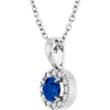 Natural Blue Sapphire | Round | 4mm | Lab-Grown Blue Sapphire | Round | 4mm