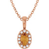 Natural Citrine | Oval | 5 x 3mm