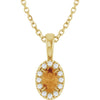 Natural Citrine | Oval | 5 x 3mm