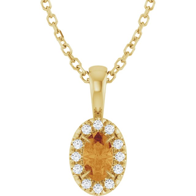 Natural Citrine | Oval | 5 x 3mm
