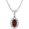 Natural Mozambique Garnet | Oval | 5 x 3mm