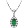 Natural Emerald | Oval | 5 x 3mm | Lab-Grown Emerald | Oval | 5 x 3mm