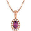 Natural Pink Tourmaline | Oval | 5 x 3mm