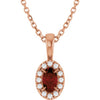 Natural Mozambique Garnet | Oval | 5 x 3mm