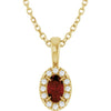 Natural Mozambique Garnet | Oval | 5 x 3mm