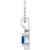 Natural Blue Sapphire | Oval | 5 x 3mm | Lab-Grown Blue Sapphire | Oval | 5 x 3mm