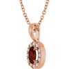 Natural Mozambique Garnet | Oval | 5 x 3mm