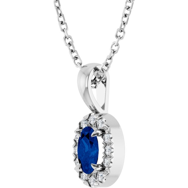 Natural Blue Sapphire | Oval | 5 x 3mm | Lab-Grown Blue Sapphire | Oval | 5 x 3mm