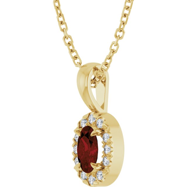 Natural Mozambique Garnet | Oval | 5 x 3mm
