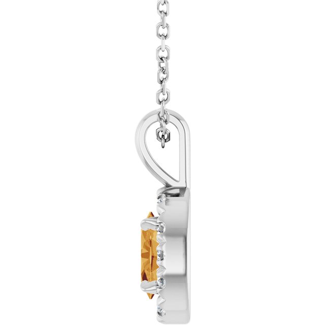 Natural Citrine | Oval | 6 x 4mm
