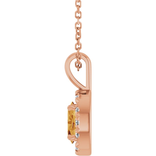 Natural Citrine | Oval | 6 x 4mm