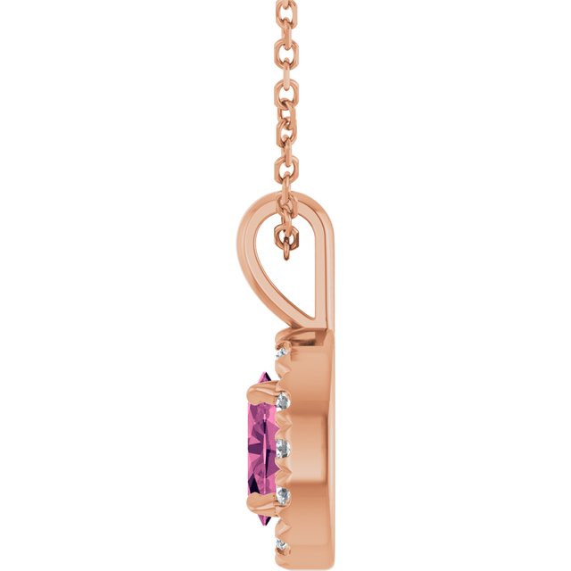 Natural Pink Tourmaline | Oval | 6 x 4mm