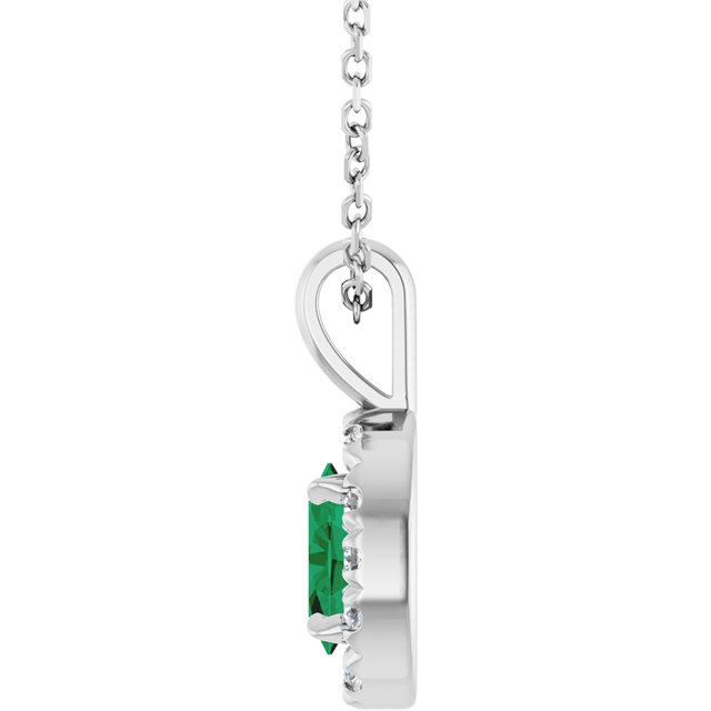 Lab-Grown Emerald | Oval | 6 x 4mm | Natural Emerald | Oval | 6 x 4mm