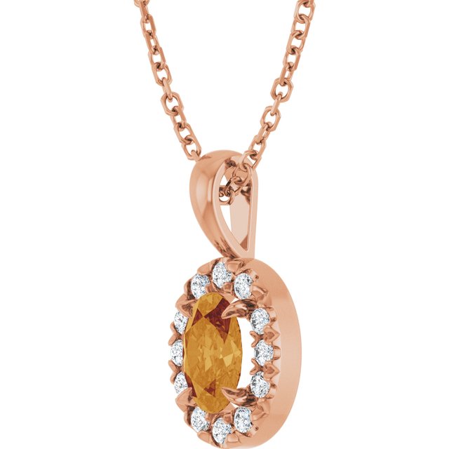 Natural Citrine | Oval | 6 x 4mm