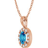 Natural Blue Zircon | Oval | 6 x 4mm | Natural Blue Zircon | Oval | 5 x 3mm