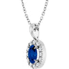 Natural Blue Sapphire | Oval | 6 x 4mm | Lab-Grown Blue Sapphire | Oval | 6 x 4mm