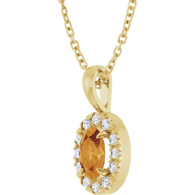 Natural Citrine | Oval | 6 x 4mm