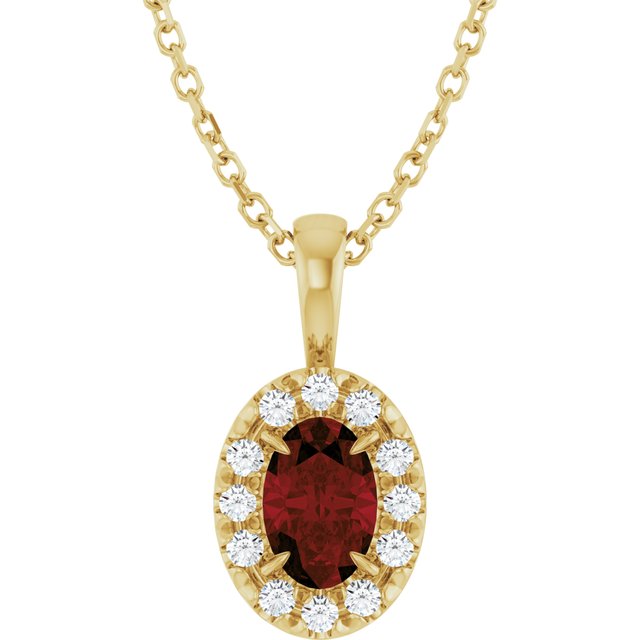 Natural Mozambique Garnet | Oval | 6 x 4mm