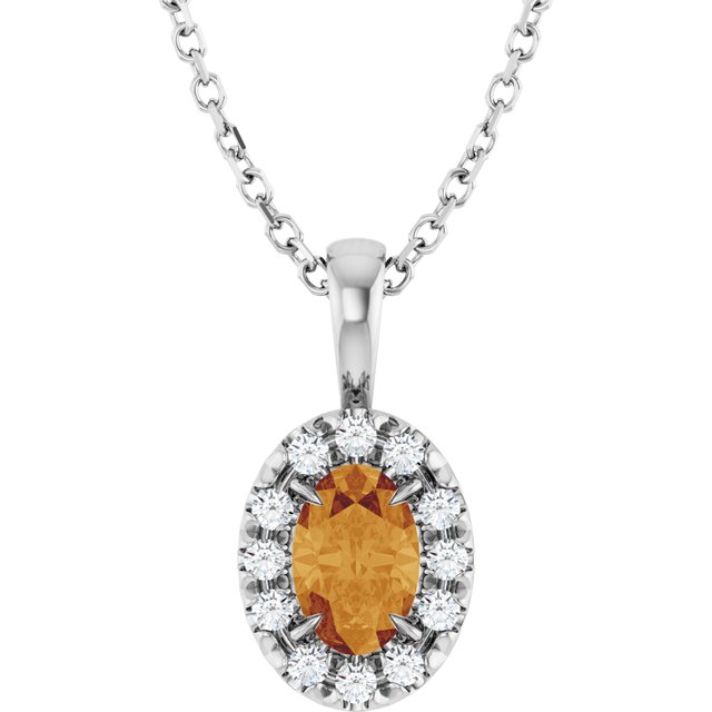 Natural Citrine | Oval | 6 x 4mm