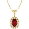 Lab-Grown Ruby | Oval | 5 x 3mm | Natural Ruby | Oval | 6 x 4mm | Lab-Grown Ruby | Oval | 6 x 4mm | Natural Ruby | Oval | 5 x 3mm