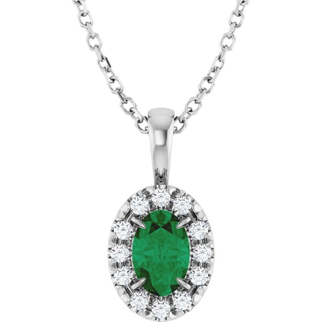 Natural Emerald | Oval | 6 x 4mm | Lab-Grown Emerald | Oval | 6 x 4mm