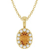 Natural Citrine | Oval | 6 x 4mm