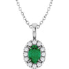 Lab-Grown Emerald | Oval | 6 x 4mm | Natural Emerald | Oval | 6 x 4mm