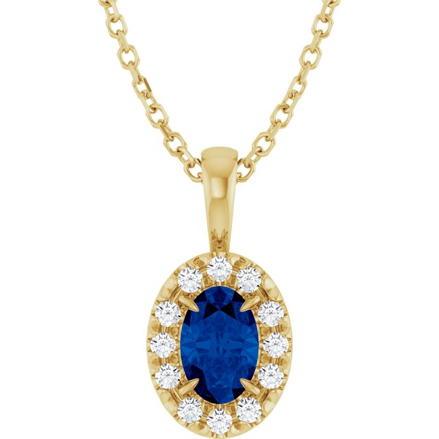 Lab-Grown Blue Sapphire | Oval | 6 x 4mm | Natural Blue Sapphire | Oval | 6 x 4mm