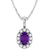 Natural Amethyst | Oval | 5 x 3mm | Natural Amethyst | Oval | 6 x 4mm