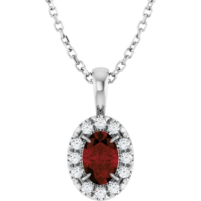 Natural Mozambique Garnet | Oval | 6 x 4mm