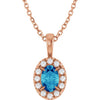 Natural Blue Zircon | Oval | 6 x 4mm | Natural Blue Zircon | Oval | 5 x 3mm