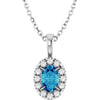 Natural Blue Zircon | Oval | 5 x 3mm | Natural Blue Zircon | Oval | 6 x 4mm