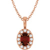 Natural Mozambique Garnet | Oval | 6 x 4mm