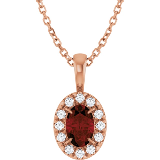 Natural Mozambique Garnet | Oval | 6 x 4mm