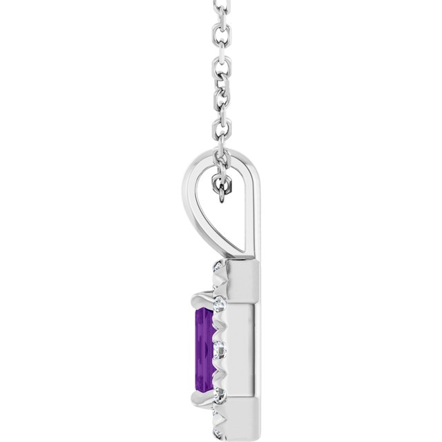 Natural Amethyst | Emerald | 5 x 3mm